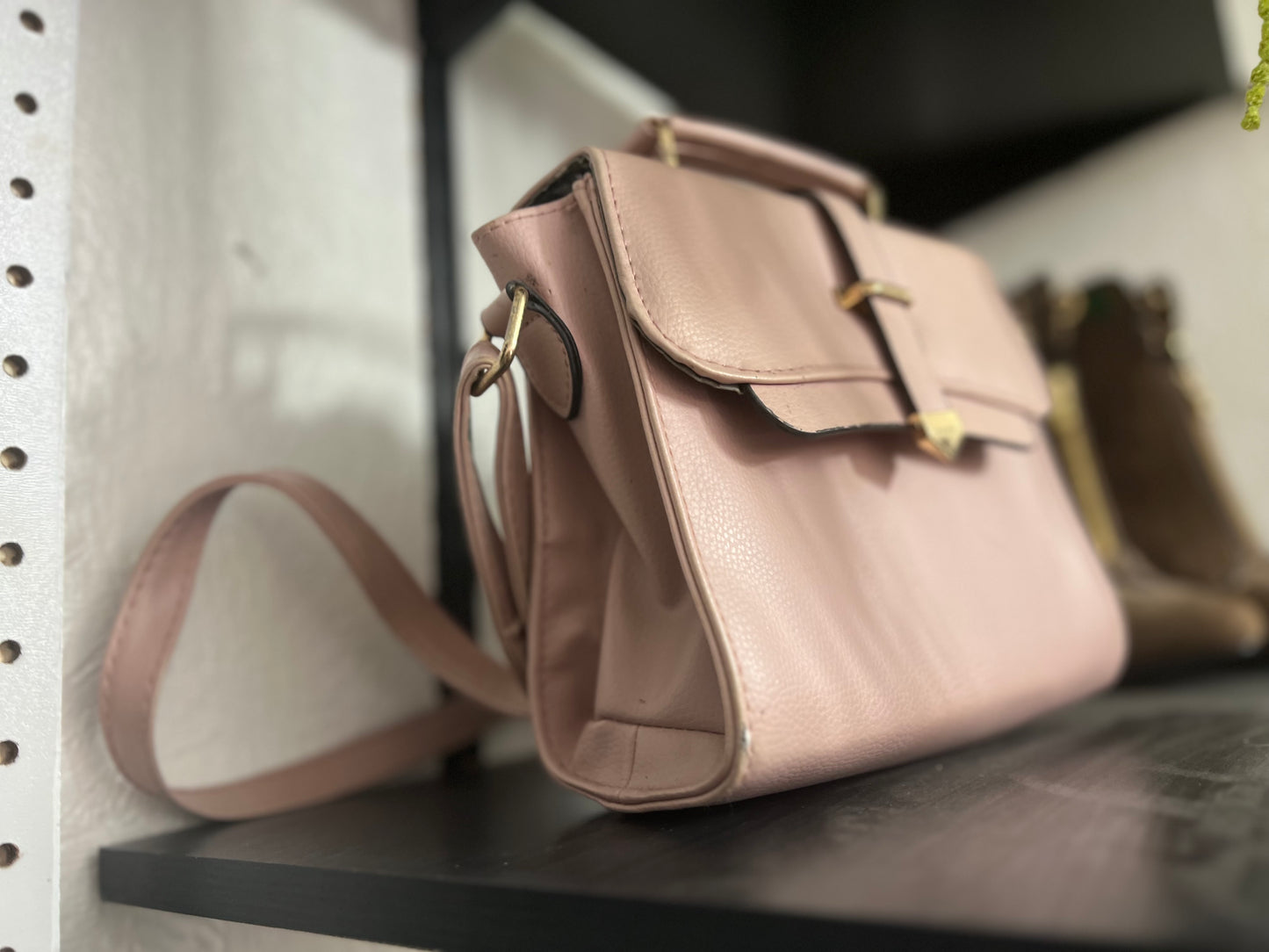 Pink Off Shoulder Purse