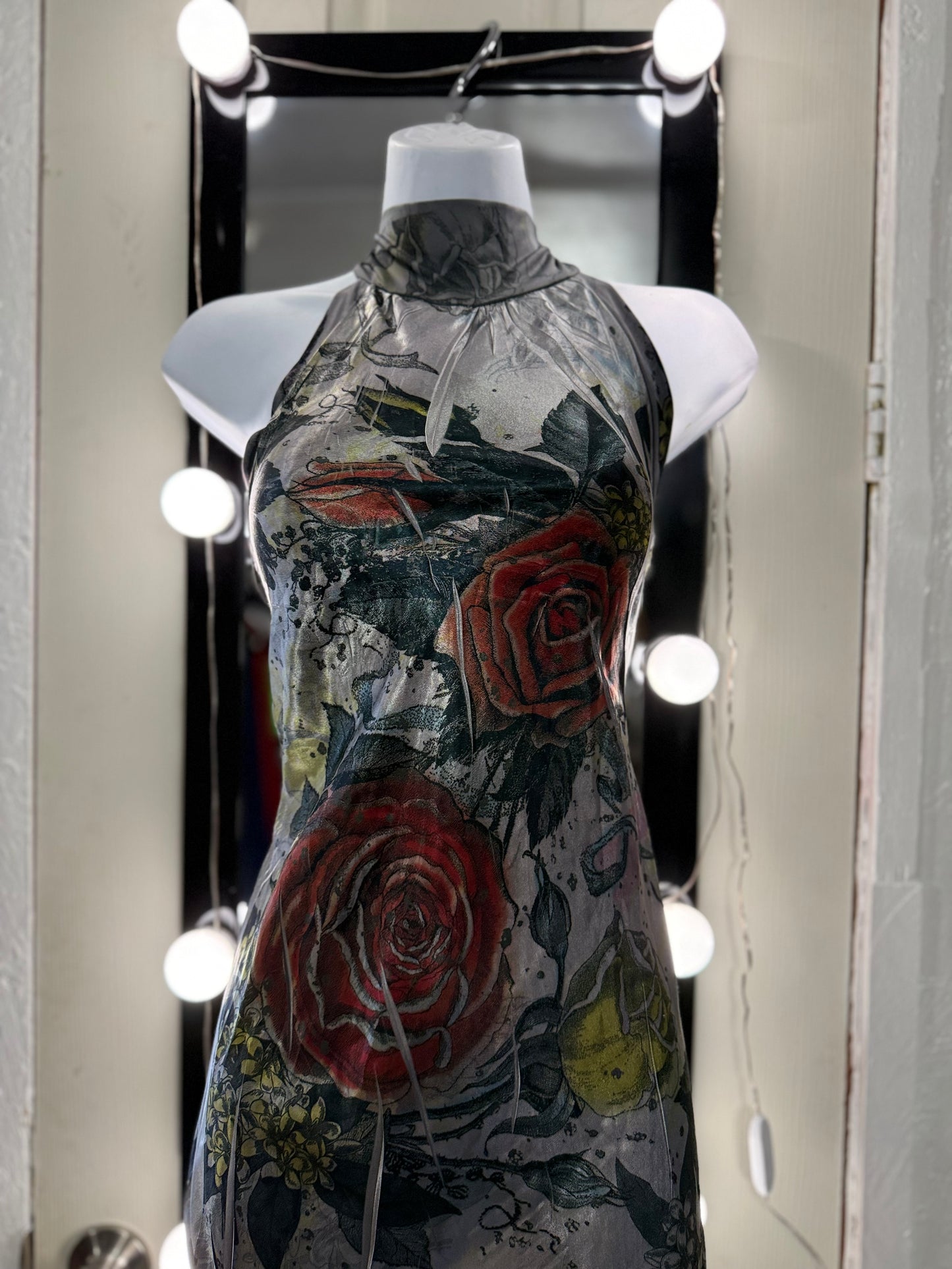 Sheer Rose Dress