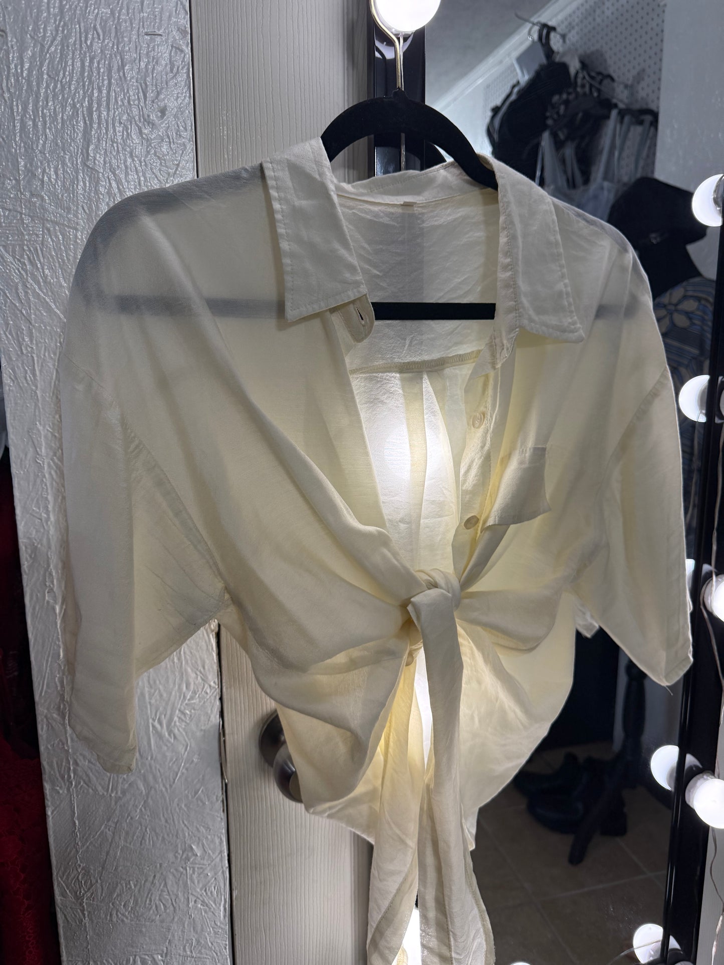 White button up