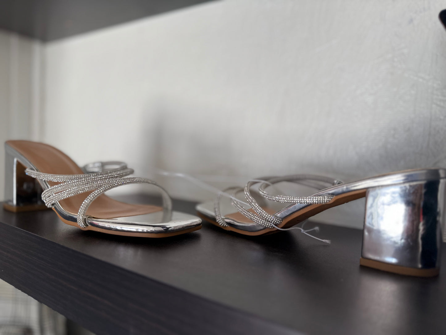 Silver Platform Heels