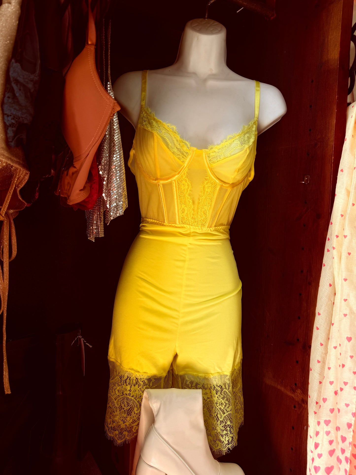 Yellow lingerie ￼