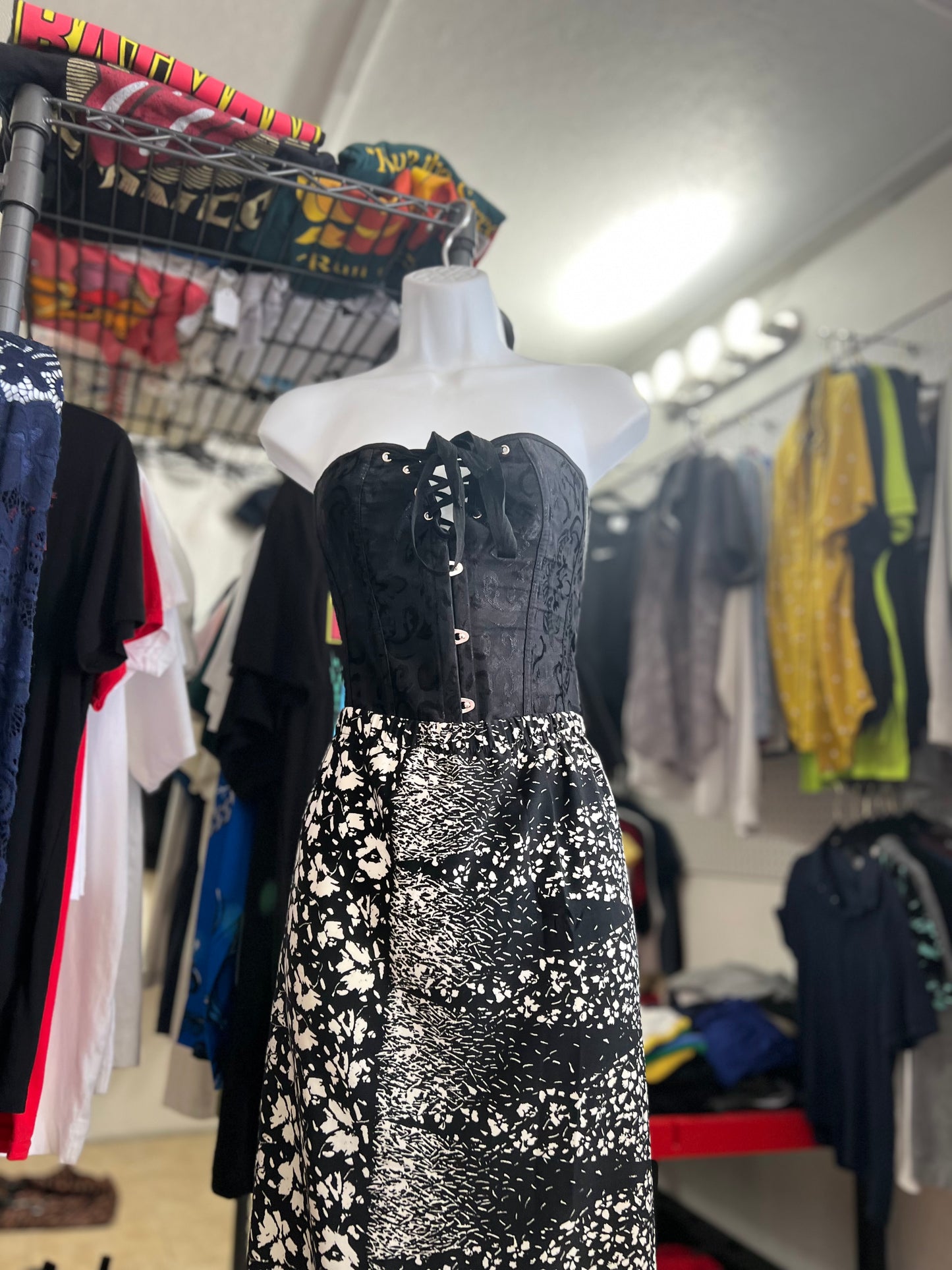 Long Skirt (Black & White)