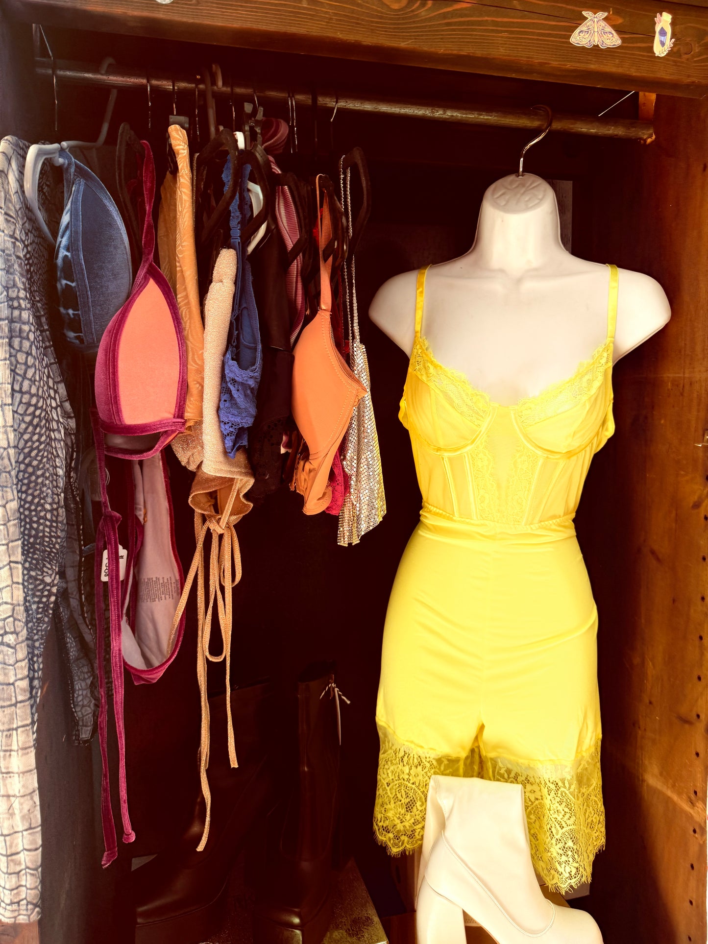 Yellow lingerie ￼