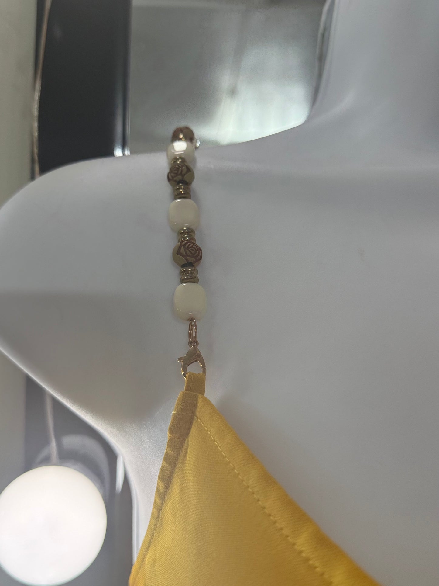 Yellow rose beaded Dress