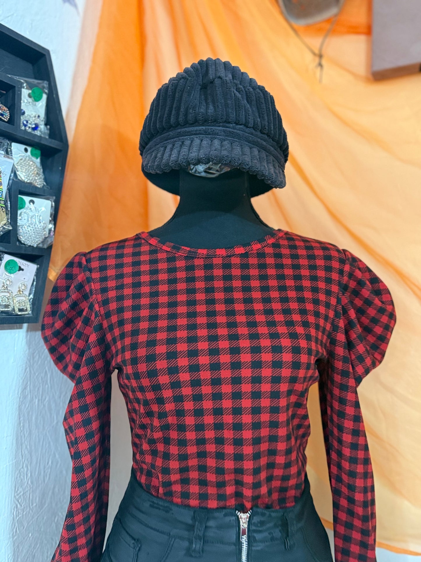 Plaid Top