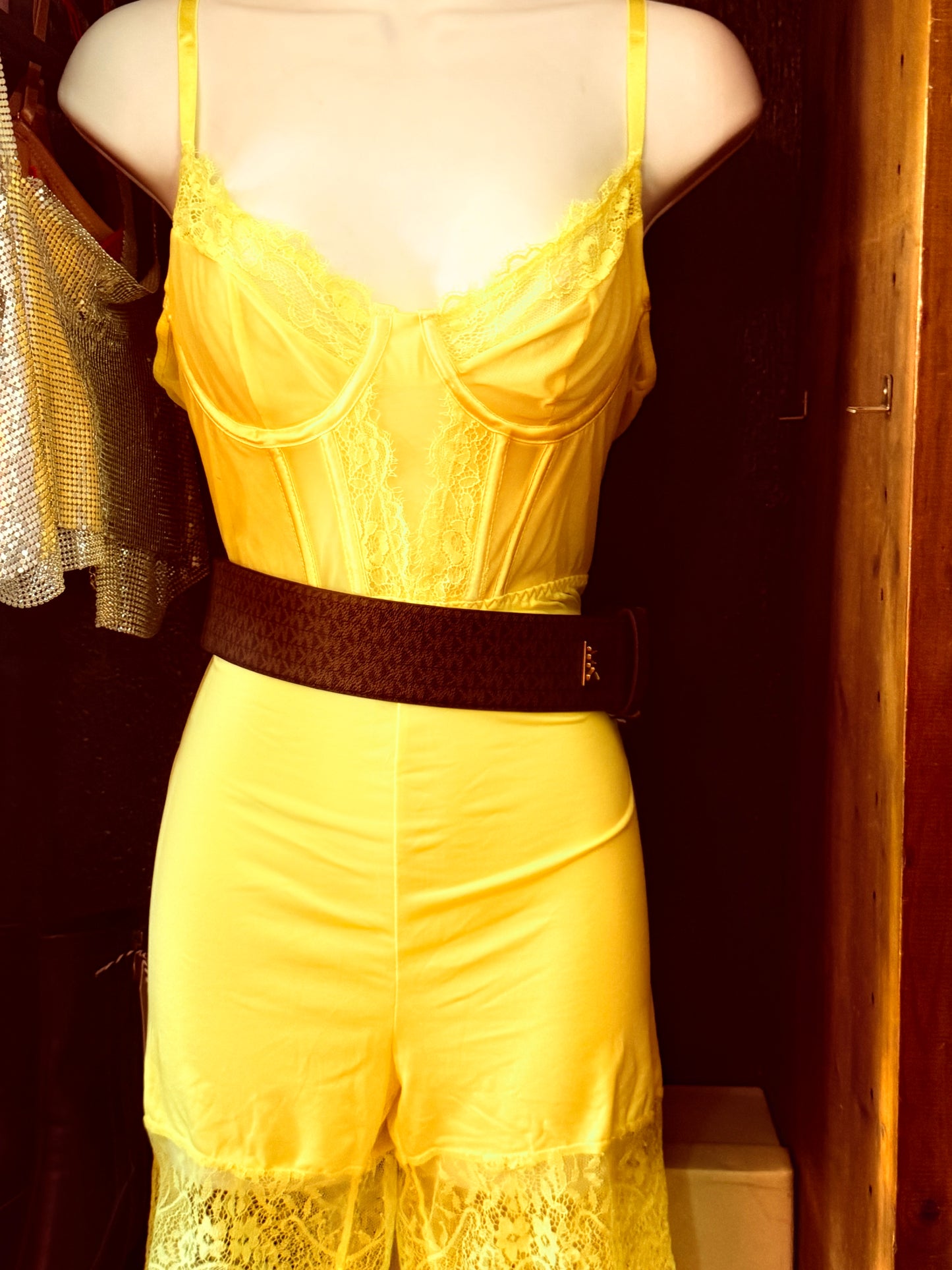 Yellow lingerie ￼