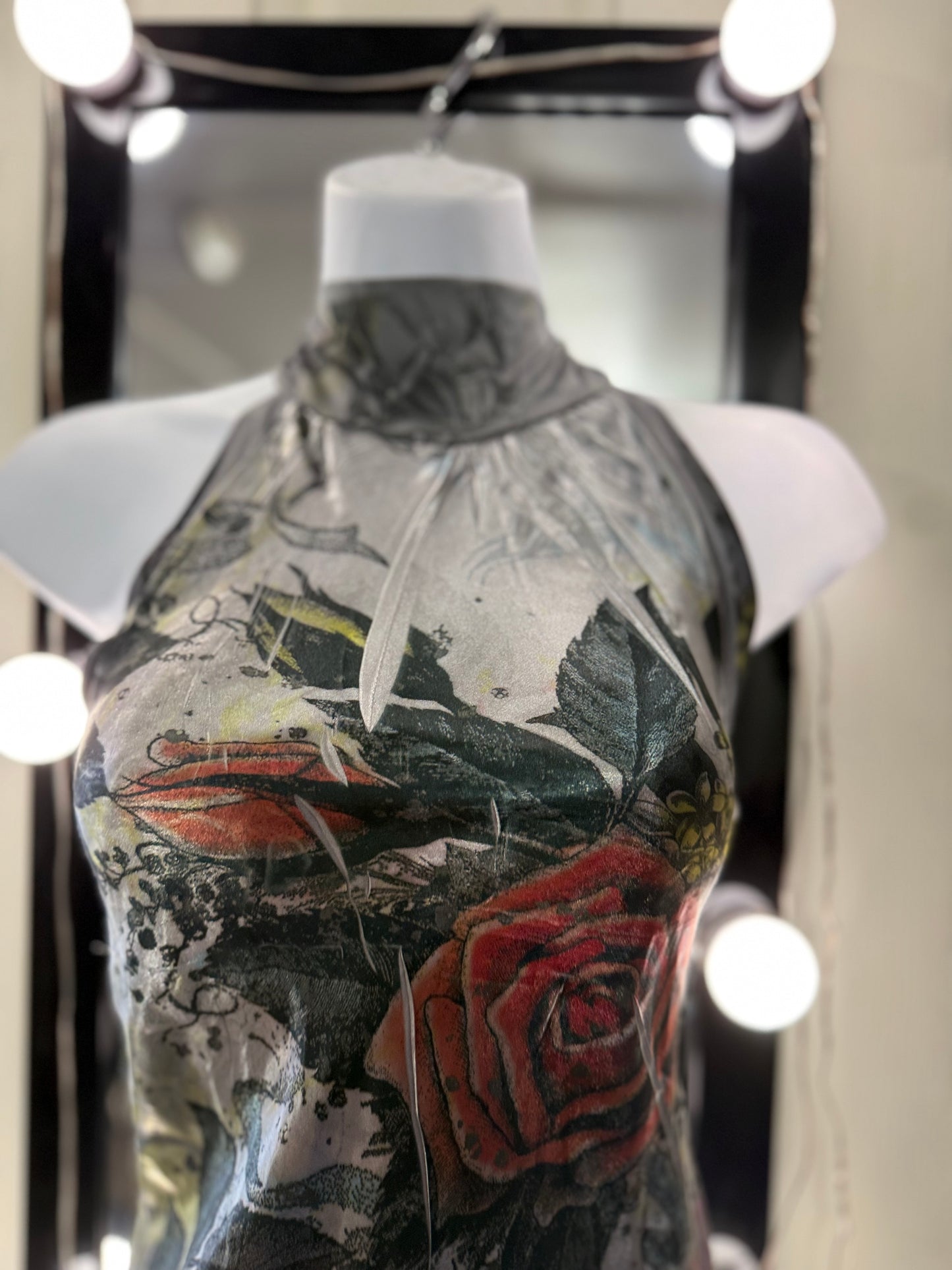 Sheer Rose Dress