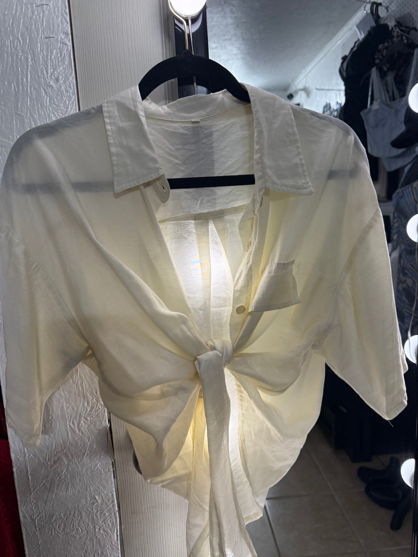 White button up