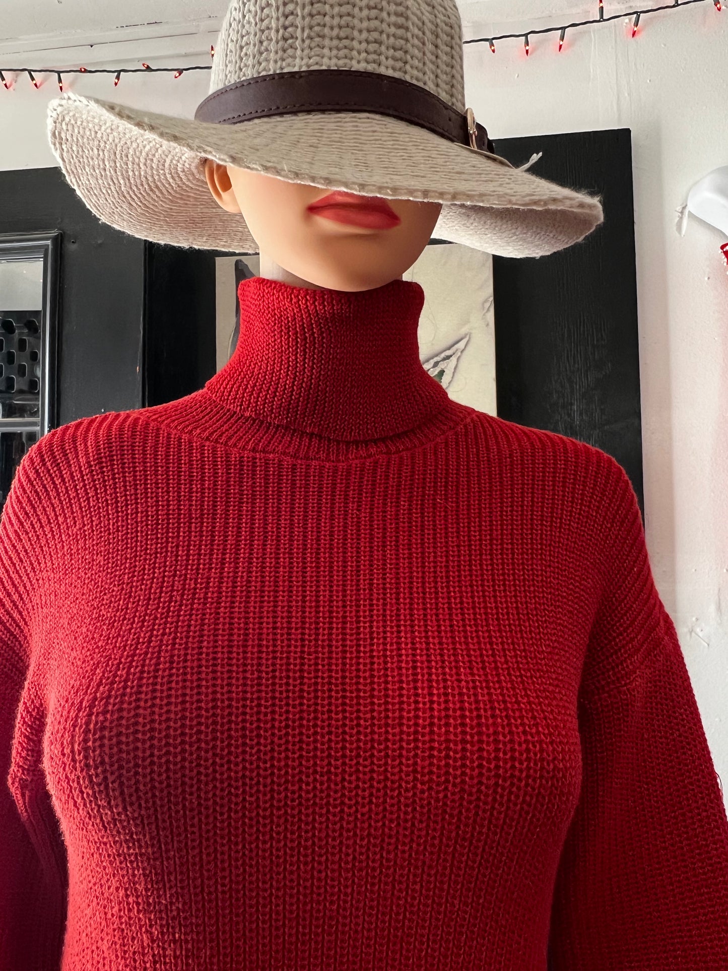 Red Sweater Dress