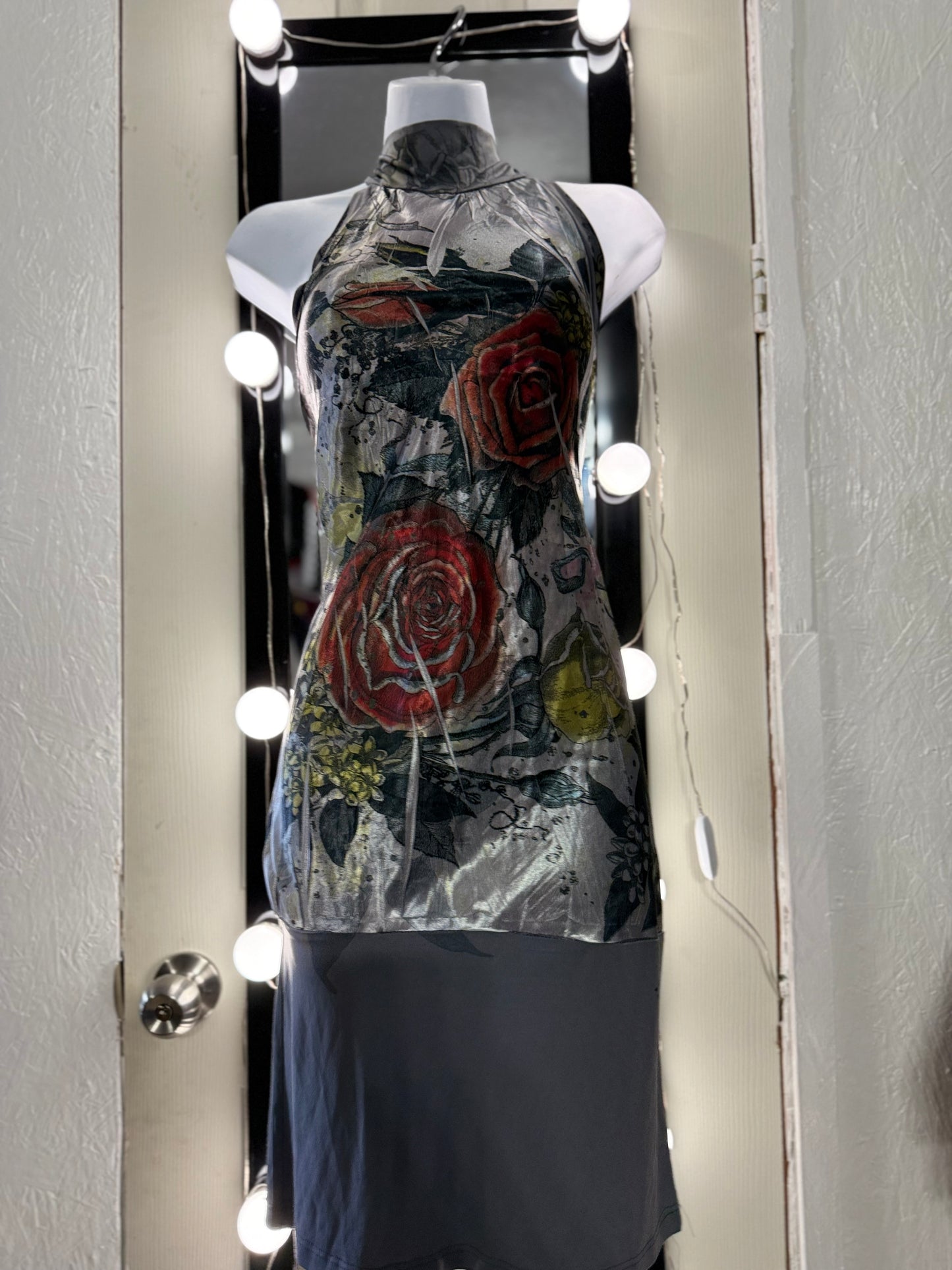 Sheer Rose Dress