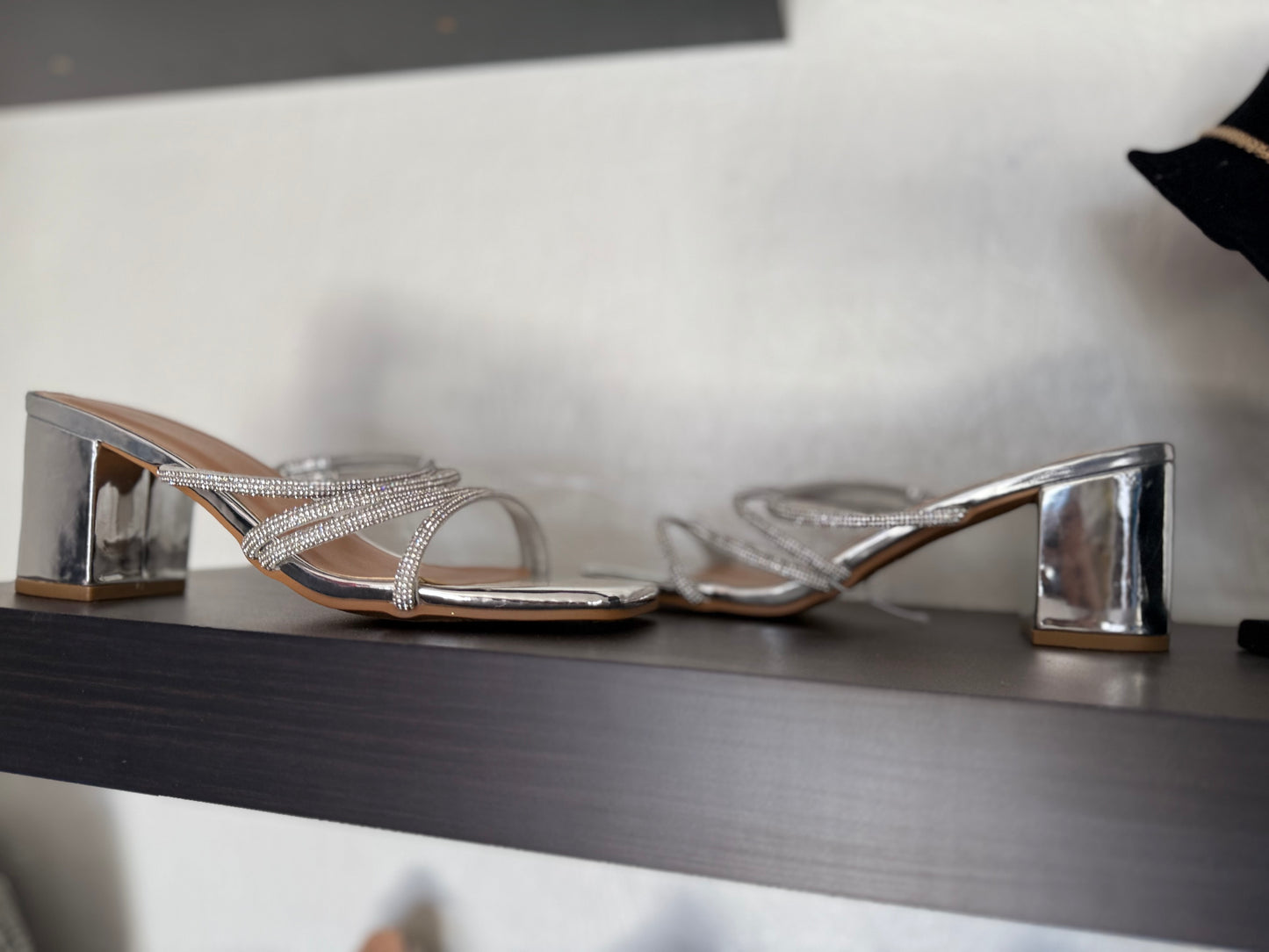Silver Platform Heels