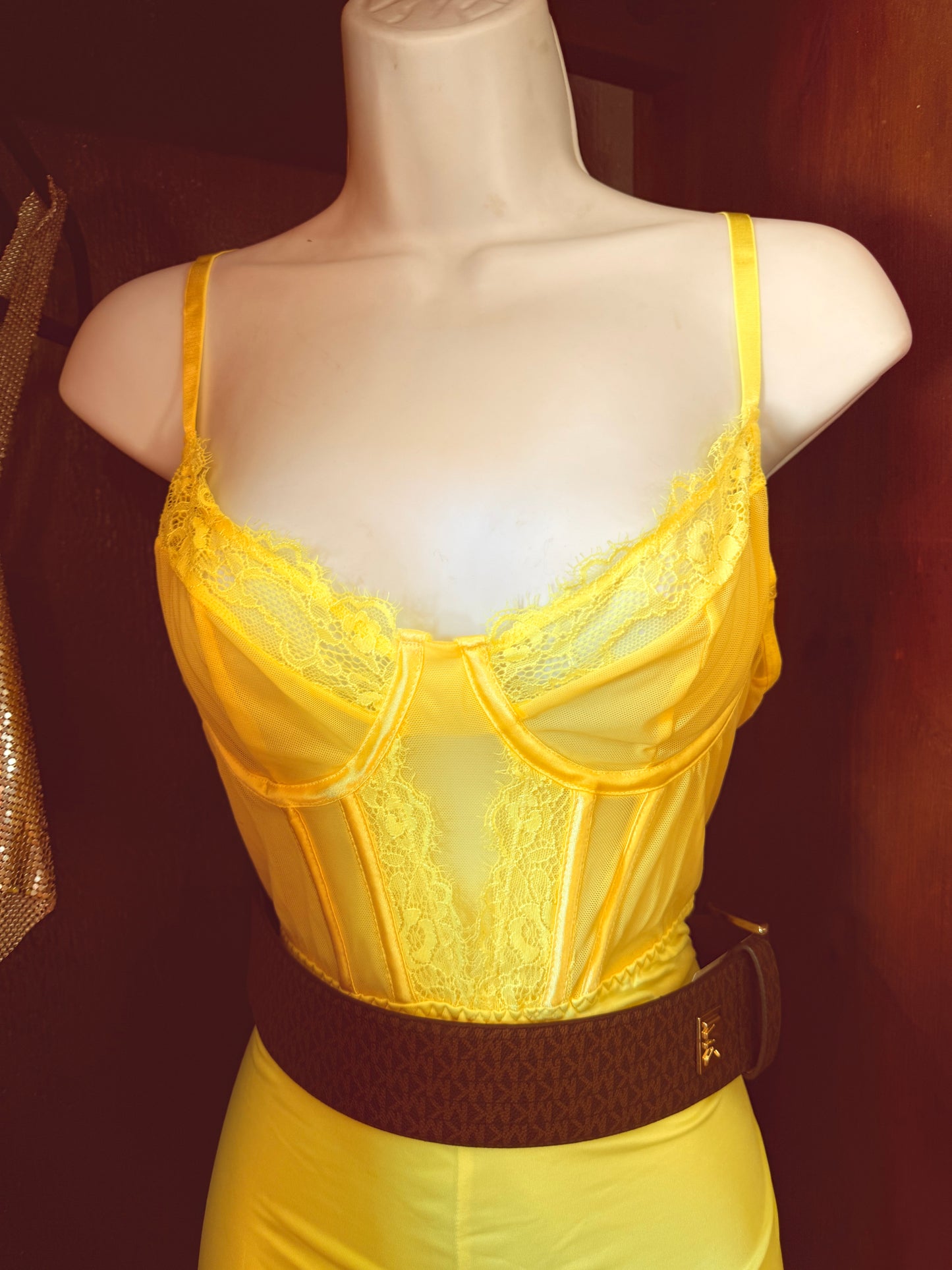 Yellow lingerie ￼