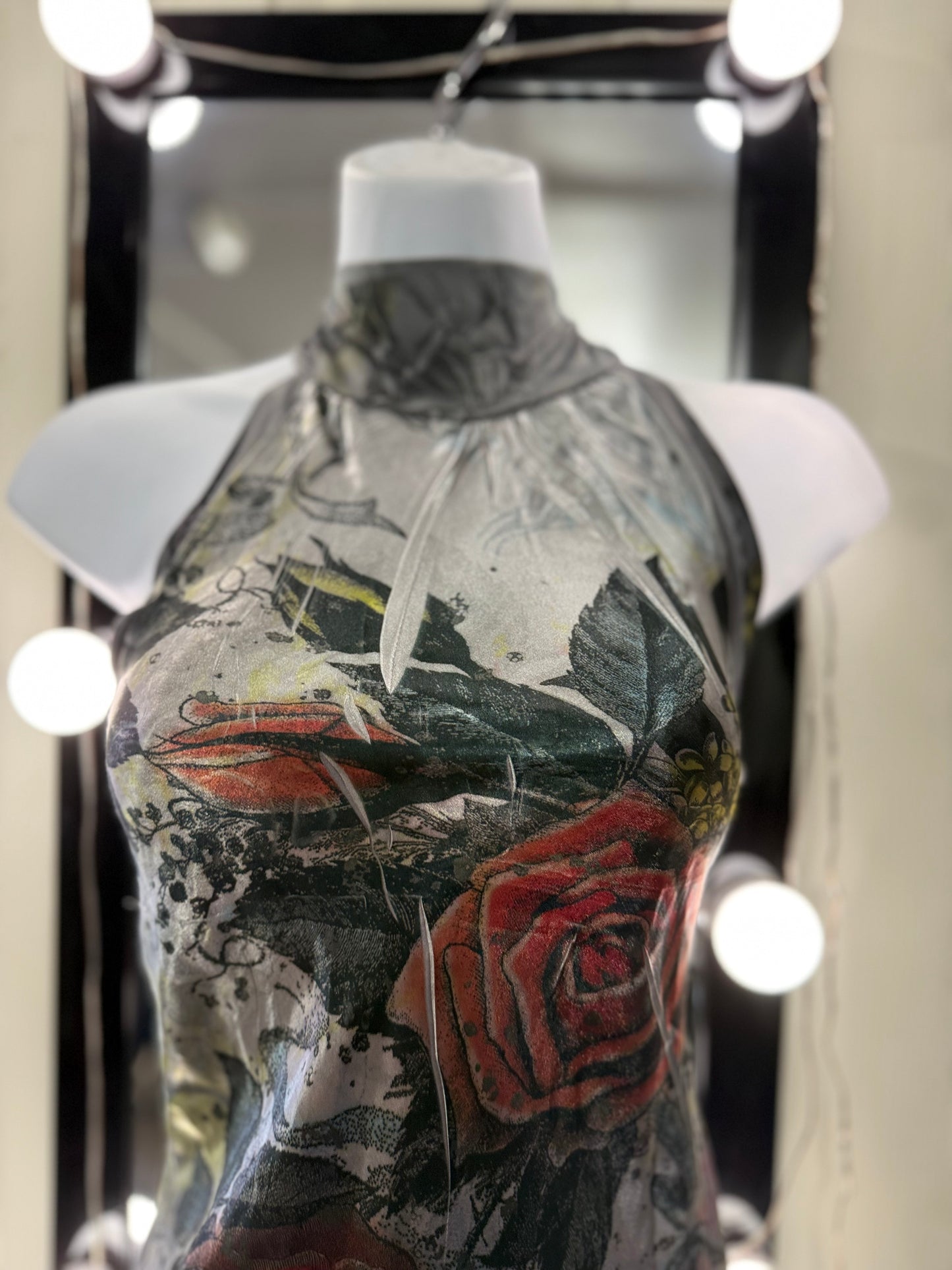 Sheer Rose Dress