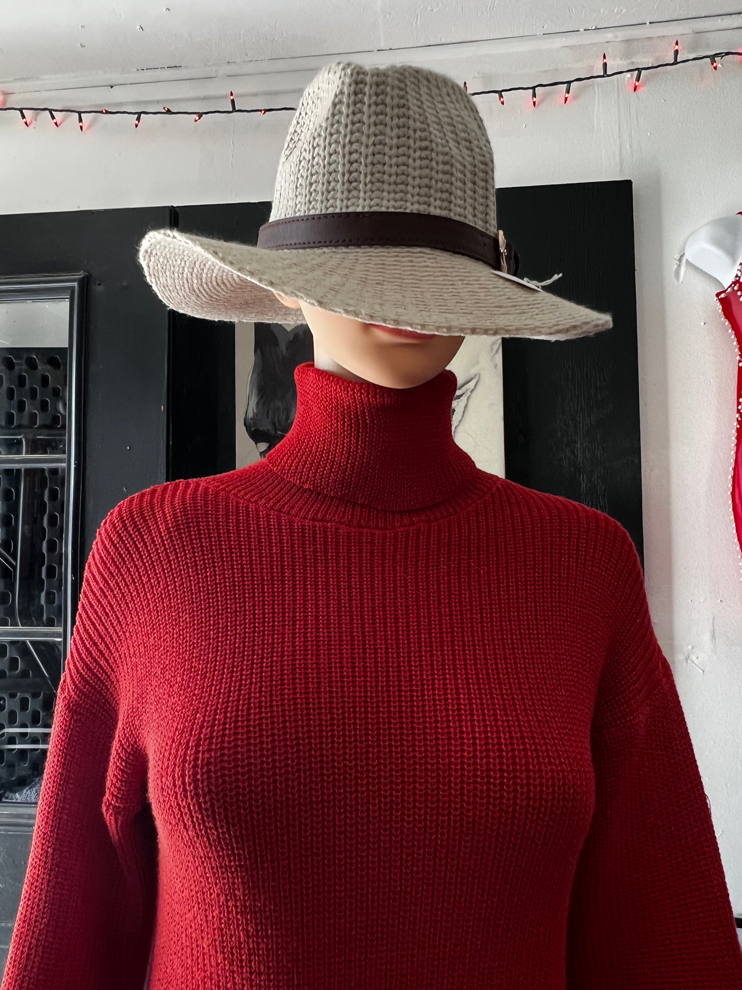 Red Sweater Dress