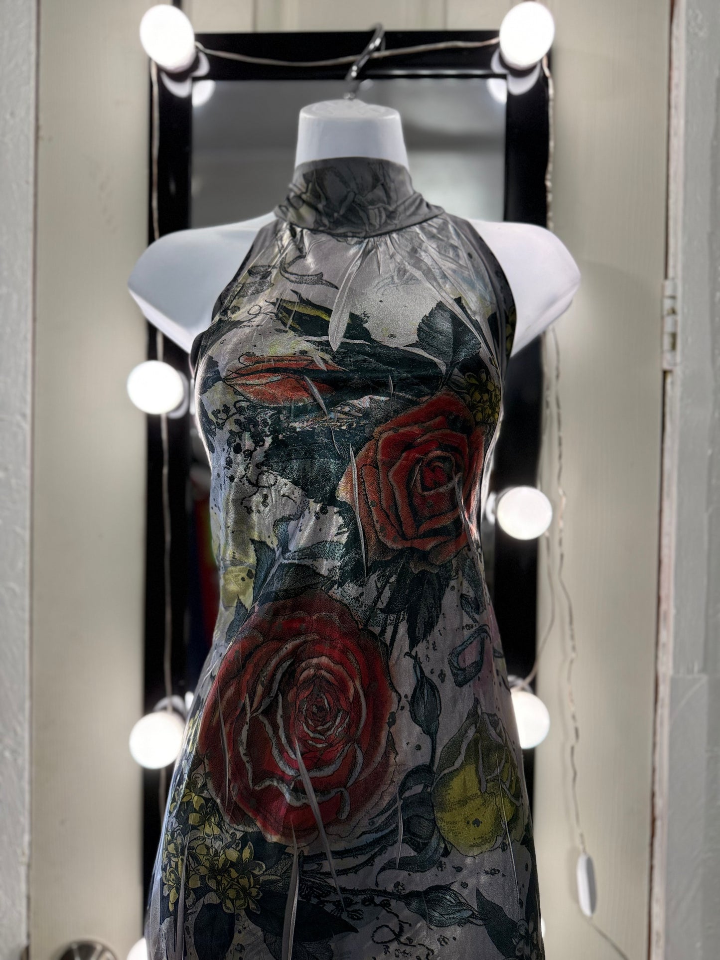 Sheer Rose Dress