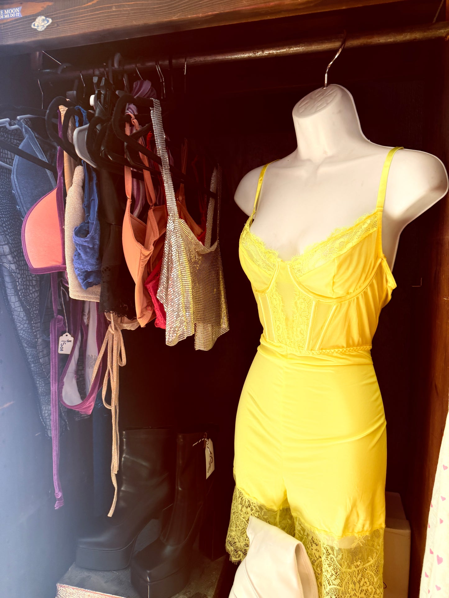 Yellow lingerie ￼