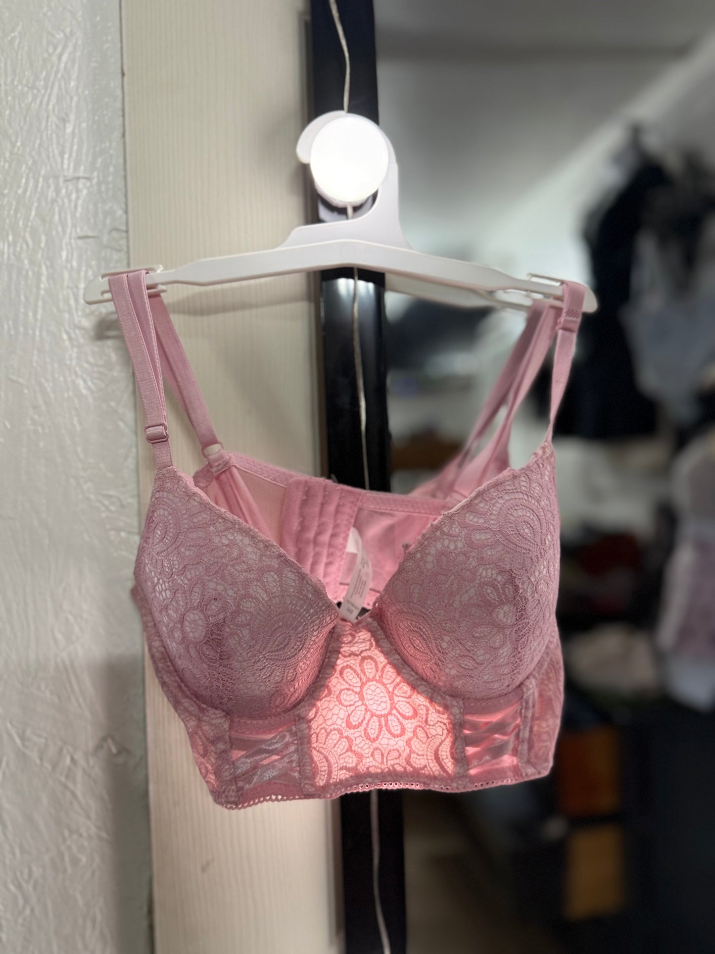 Pink Push Up Bra