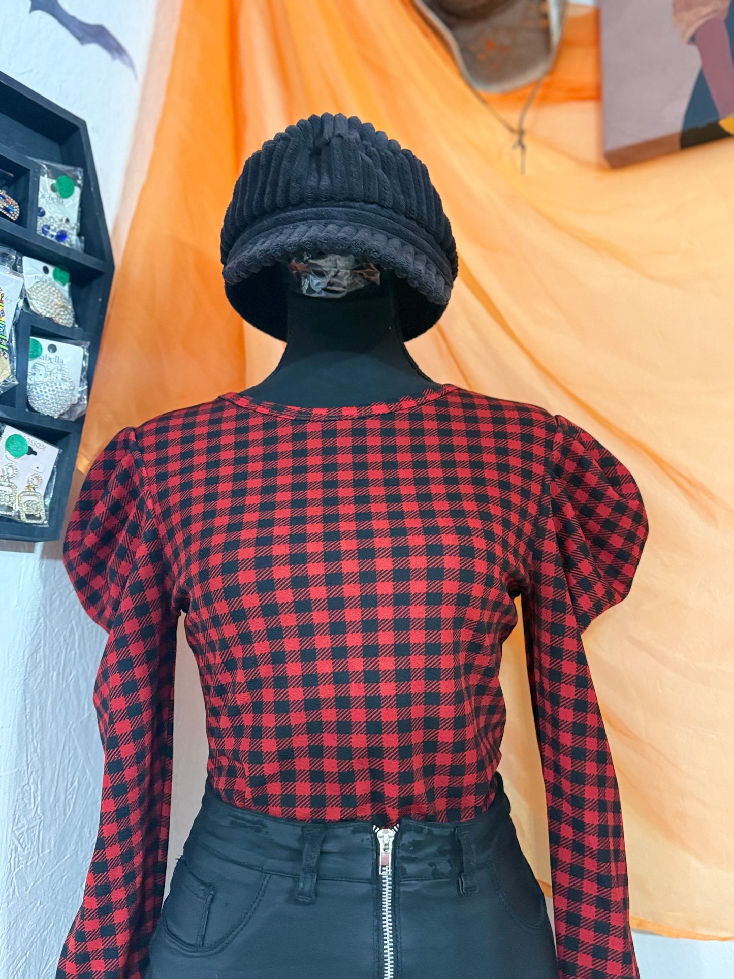 Plaid Top